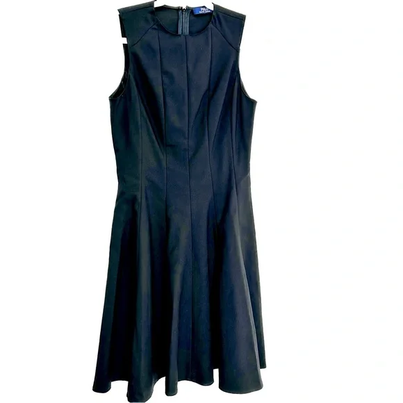 Polo Ralph Lauren | Dresses | Polo Ralph Lauren Fit N Flare Dress Black  Size 2 Sleeveless | Poshmark